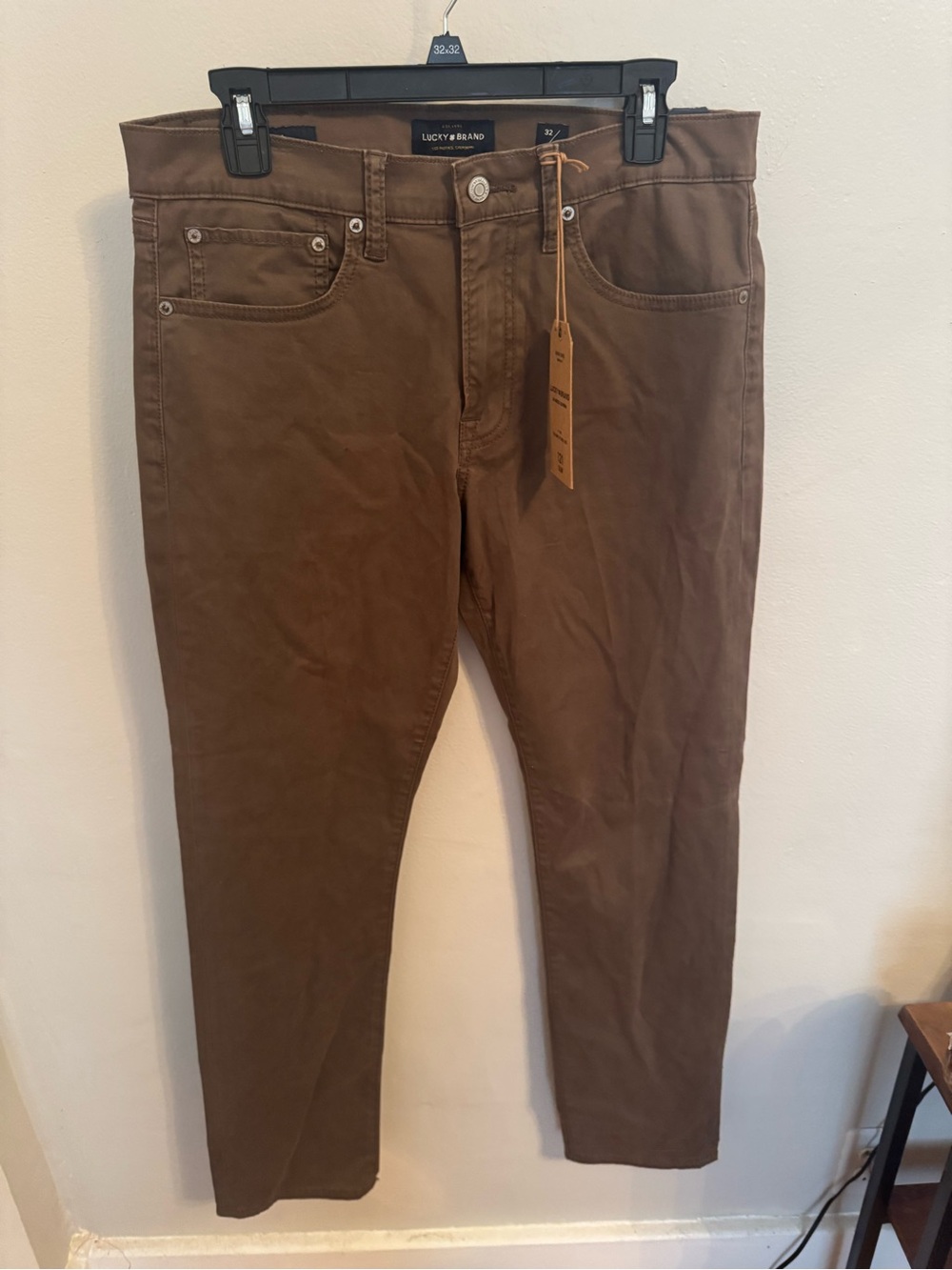 Lucky Brand 121 Slim Men’s 32x32 Brown Jeans NWT